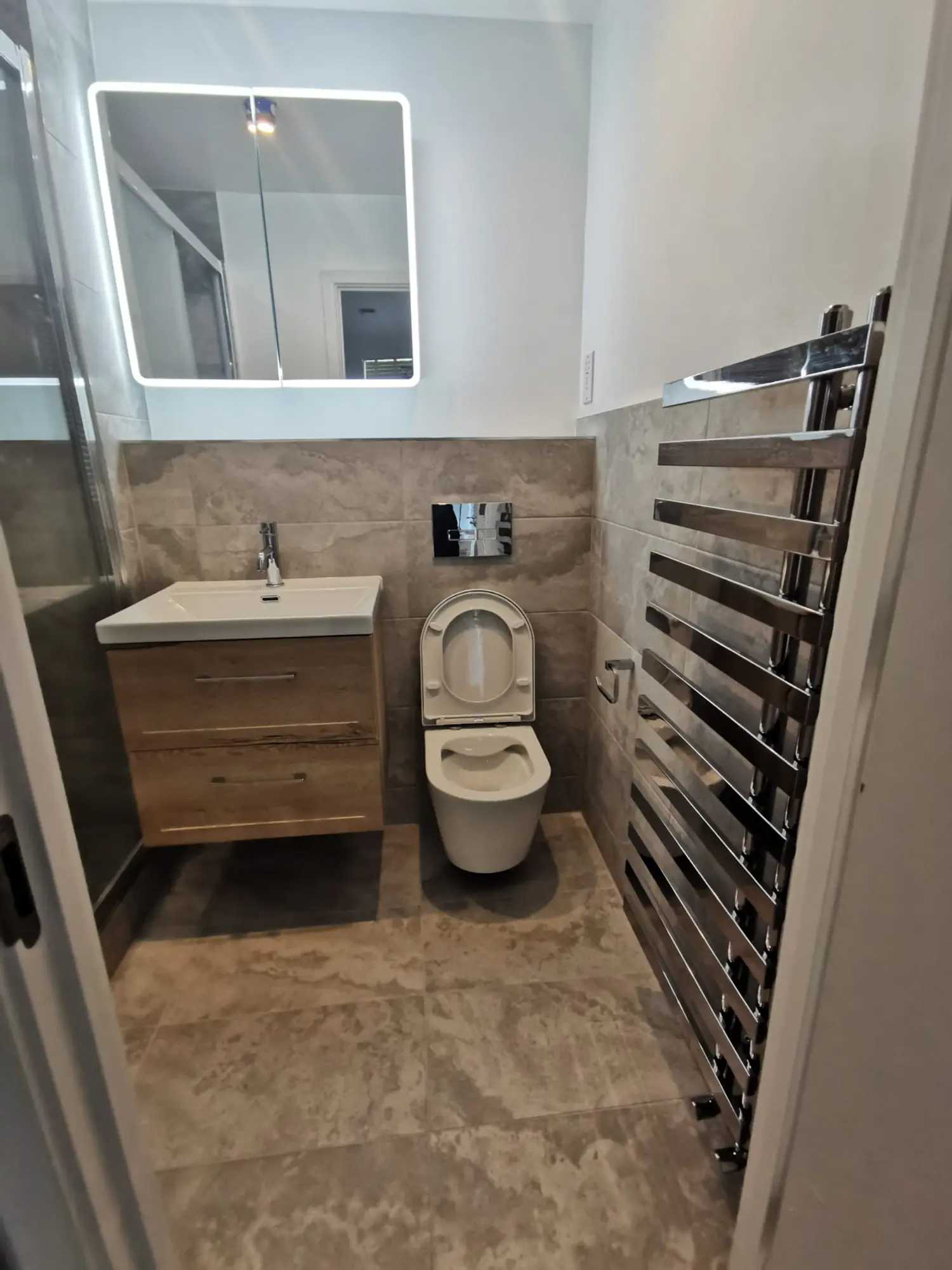 Modern Wet Room Bathroom Renovation in Greenwich